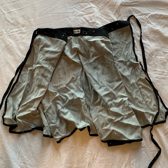 Rachel Eco Mini Twill Wrap Skirt, NWOT - Picture 6 of 8